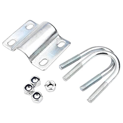 8 Pack U Bolt Cross Pipe Clamps, 1" x 1-3/8" OD Adjustable Grid Connector for