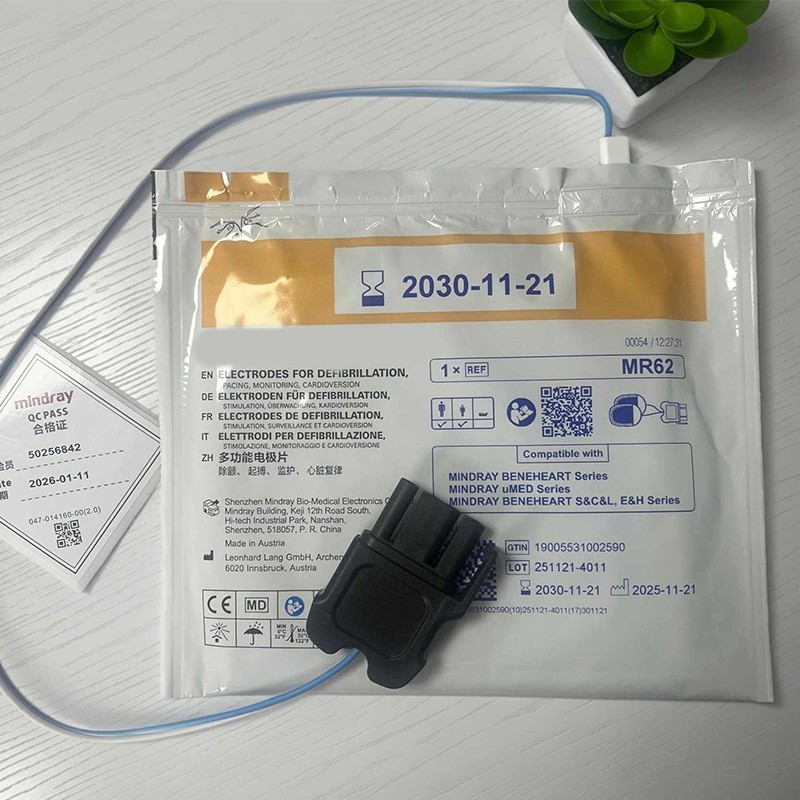 MR62 For Mindray S1 S2 C1 C2 D1 L1 L2AED Defibrillator Electrode Pads New