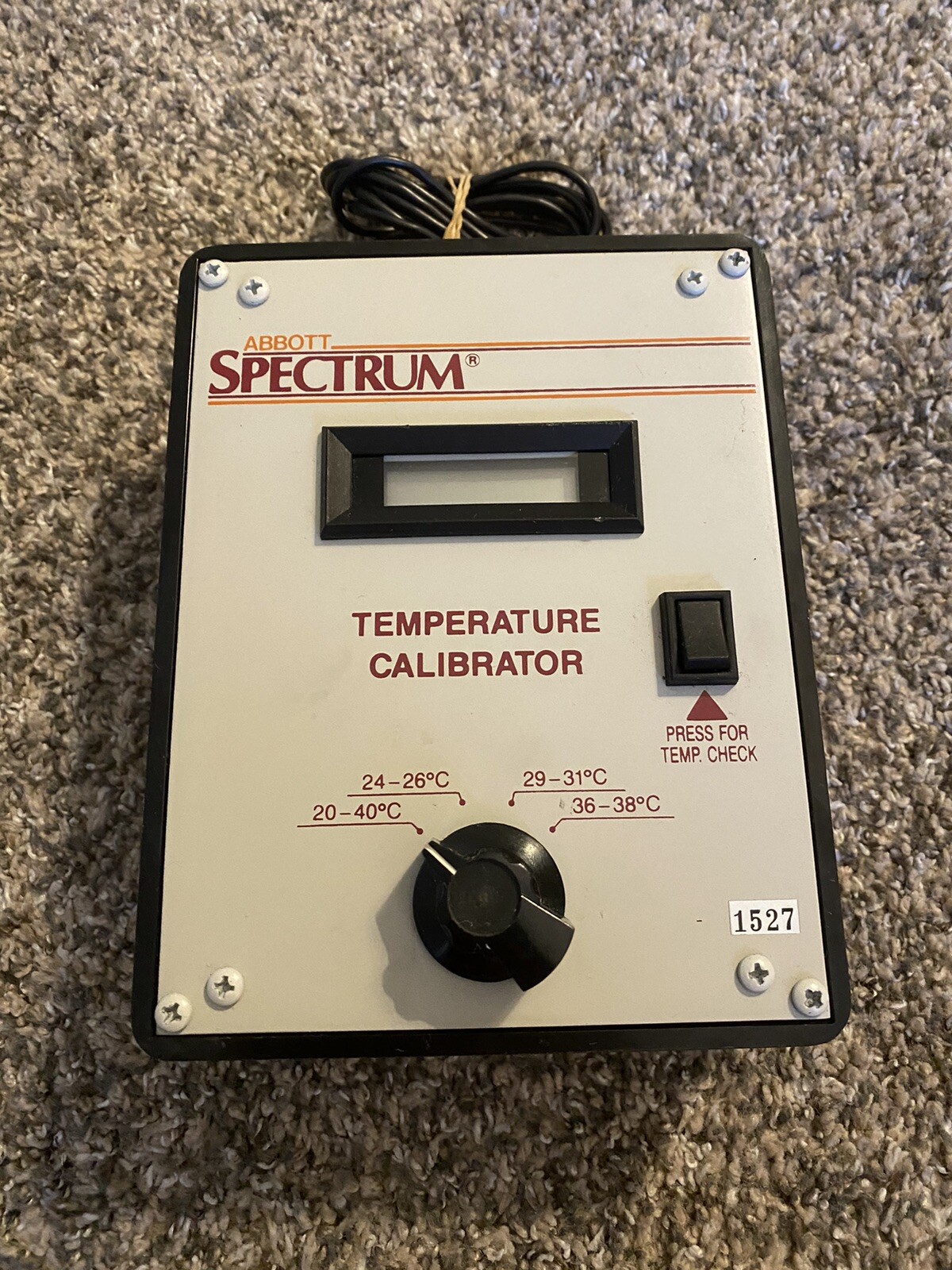 abbott spectrum temperature calibrator - Untested