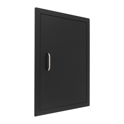 Single BBQ Access Door, Durable Carbon Steel for Outdoor Kitchen