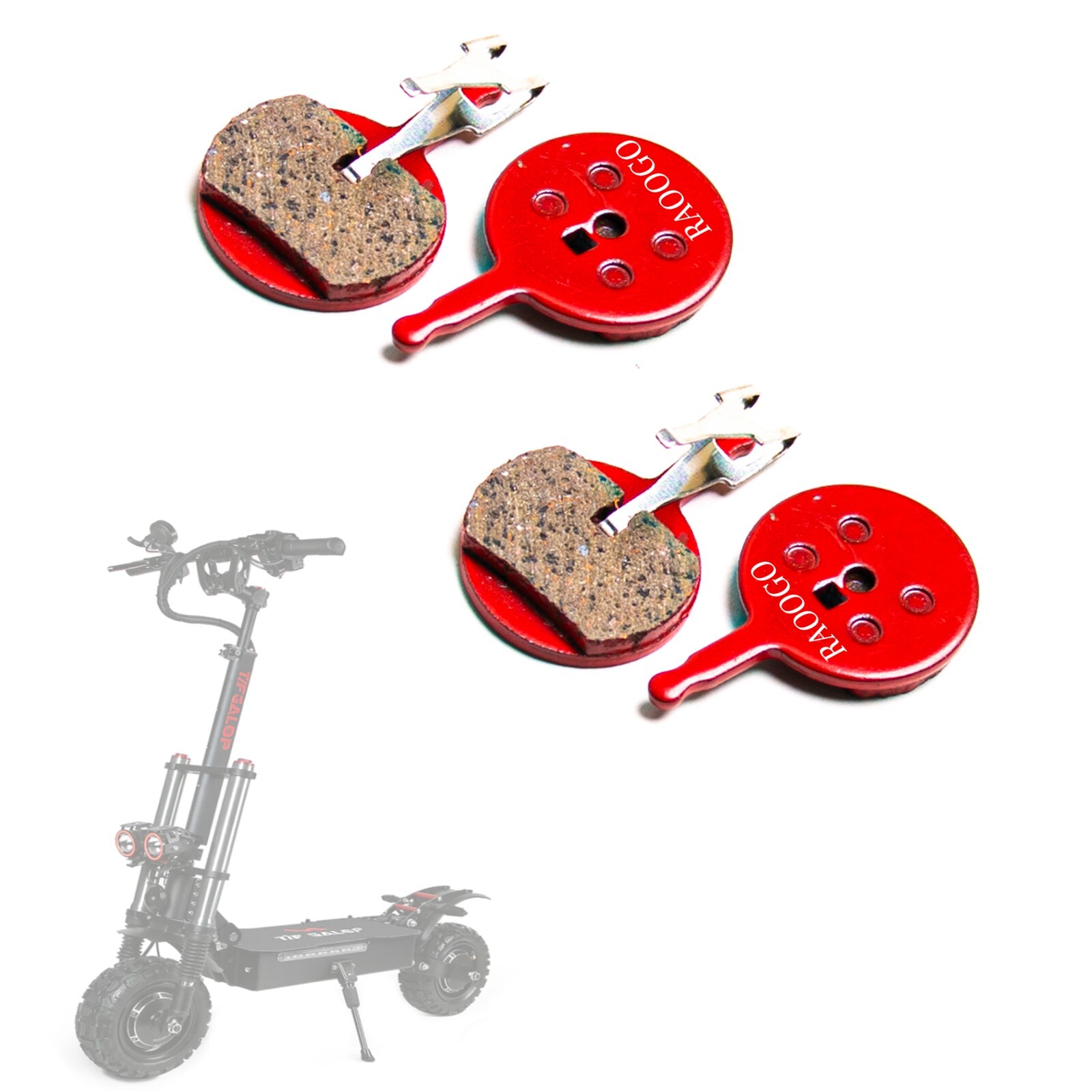 Brake Pad For Elecric Scooter fit Tifgalop T88 2 Pairs