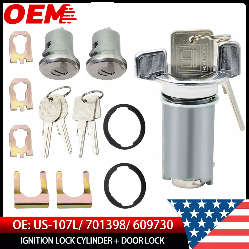 ✅✅Set of Ignition Lock Cylinder Switch w/ Keys FOR 88-94 CHEVY GMC C/K TRUCK USA