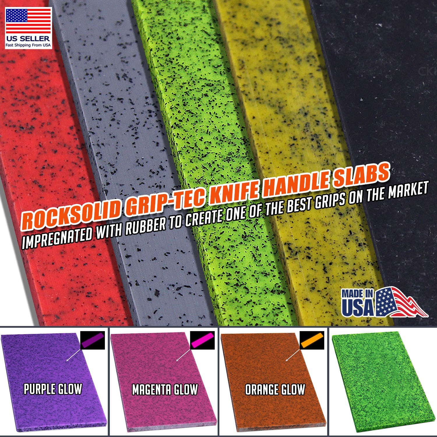 RockSolid GripX Slabs - (5.50in x 3.50in x 0.260in) - Made in the USA