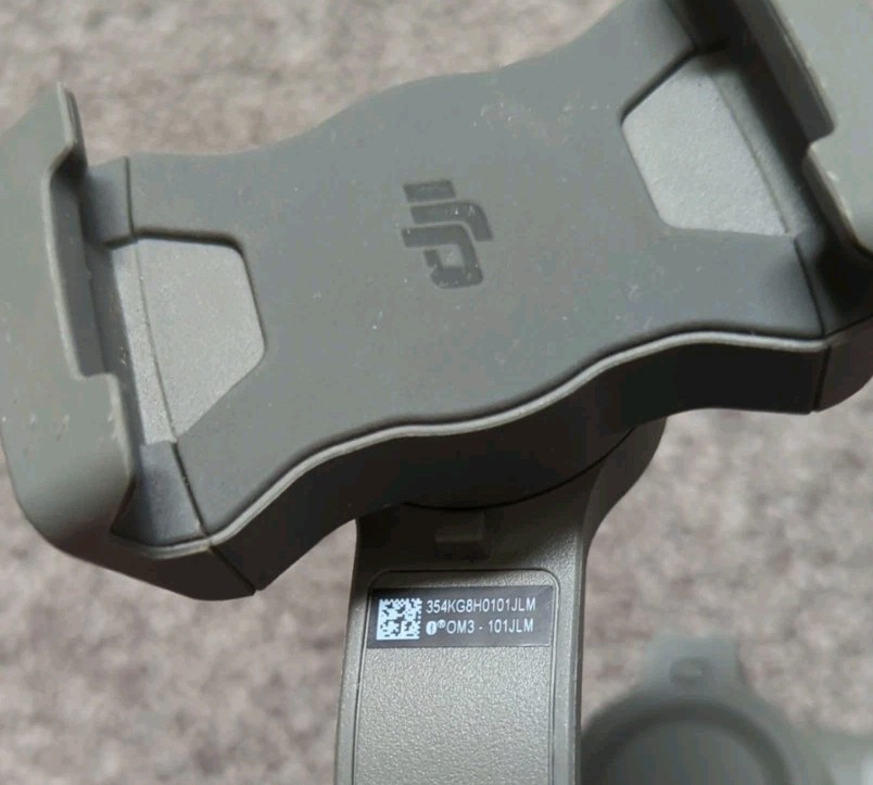 DJI Osmo Mobile 3 Smartphone Gimbal Stabilizer Gray Tested Powers On