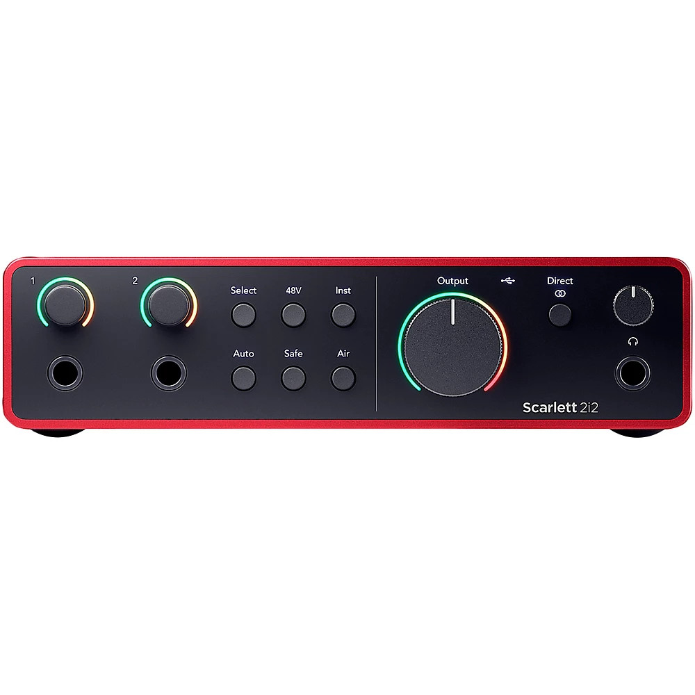 Focusrite Scarlett 2i2 USB-C Audio Interface (Gen 4)