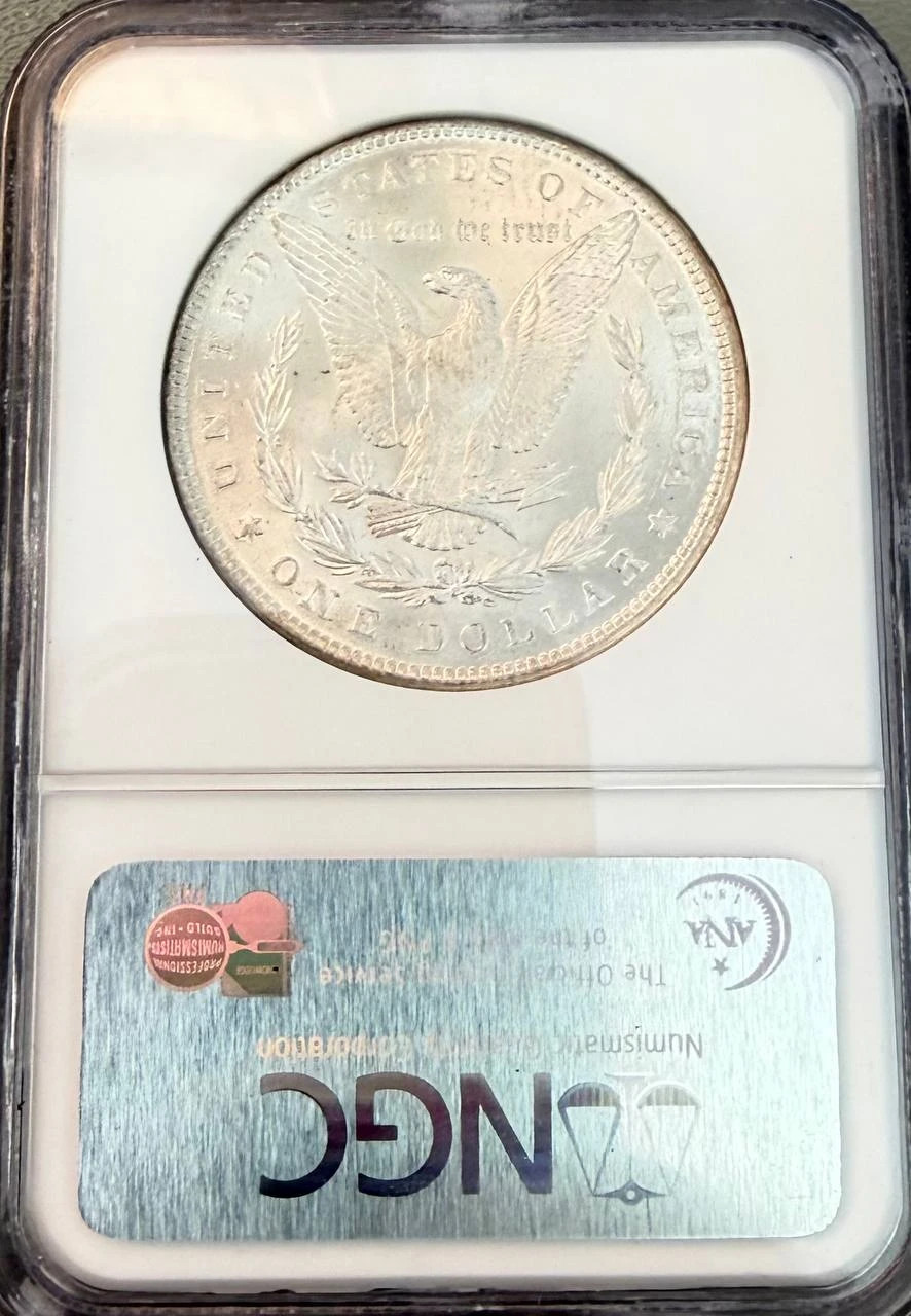 1887 Morgan Silver Dollar NGC MS-63