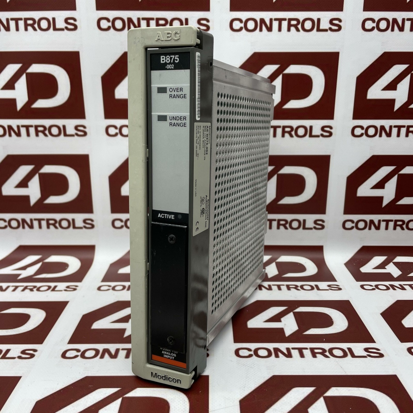 AS-B875-002 | Modicon |  Analog Input Module, 8 Channel, 4-20mA, 1-5V, Used