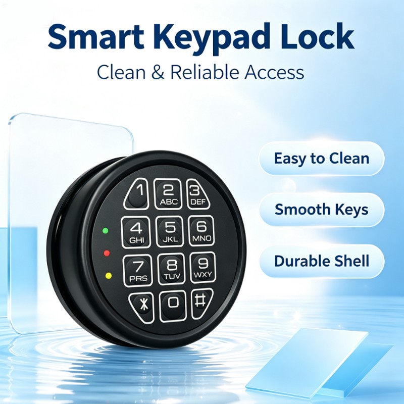 NEW Gun Safe Replacement Lock Electronic Black keypad Safe Lock | Black keypad