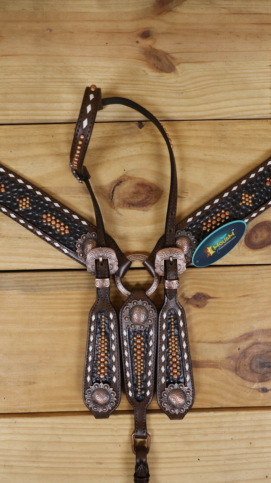 Headstall & Breast Collar Tack Set for Horse