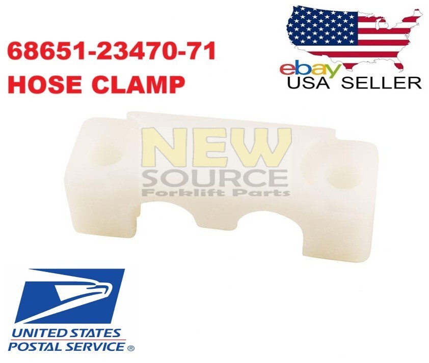 68651-23470-71 FORKLIFT MAST HOSE CLAMP TOYOTA  686512347071 AND OTHERS