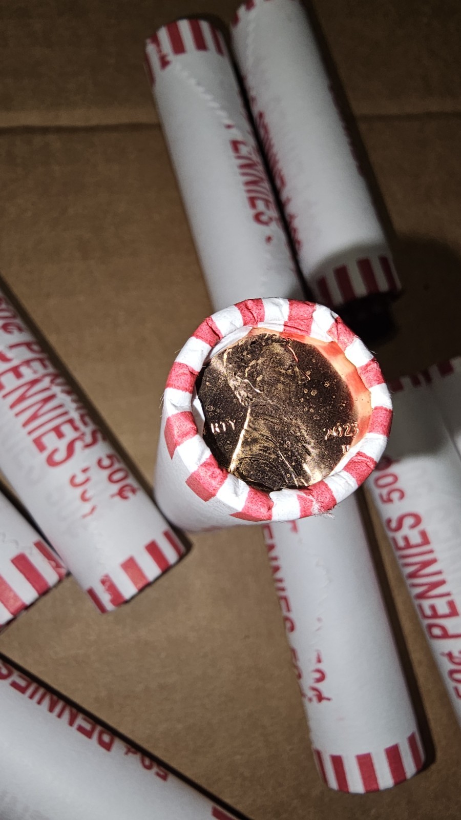2023 D Lincoln Shield Cent Original Bank Wrapped UNCIRCULATED RD Roll