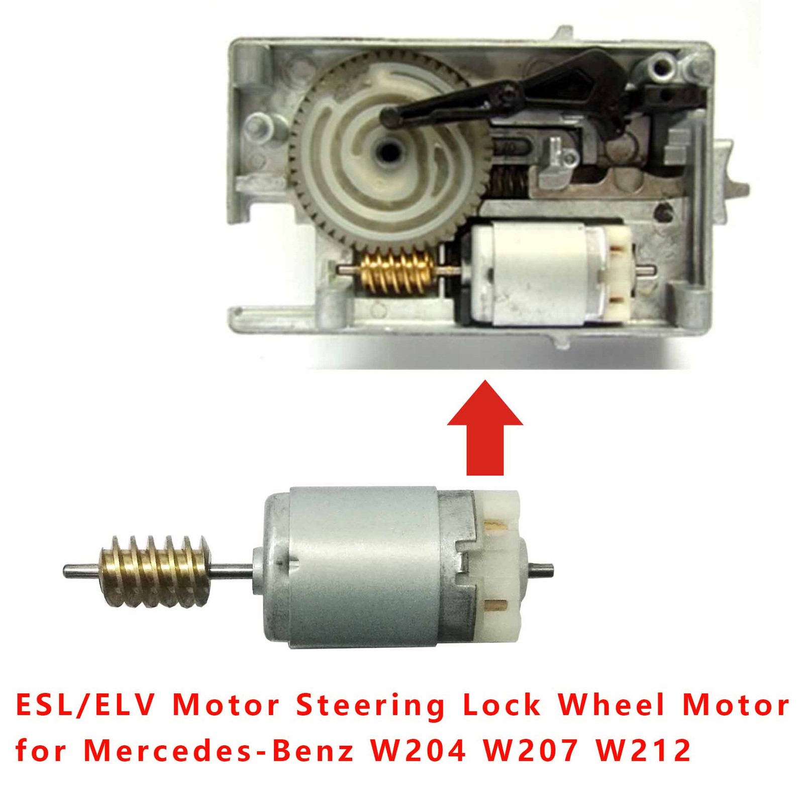 New For Mercedes-Benz W204 W207 W212 ESL/ELV Motor Steering Lock Wheel Motor