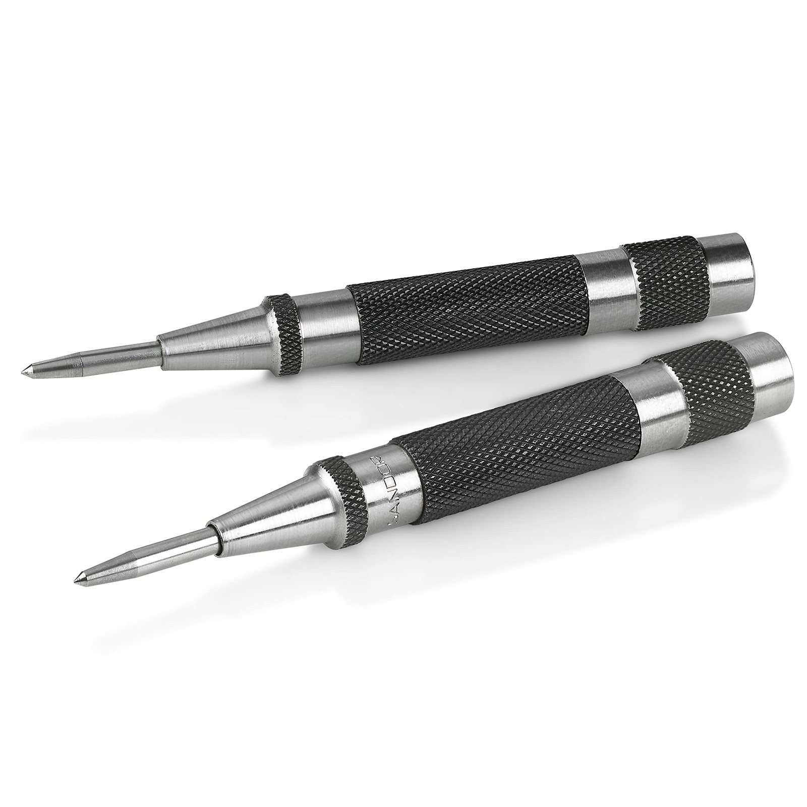 Heavy Duty Automatic Center Punch with Hardened Steel - Pack of 2 Premium Uni...