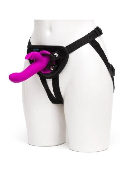 Happy Rabbit Vibrating Strap-On Silicone Vibrating Harness Set