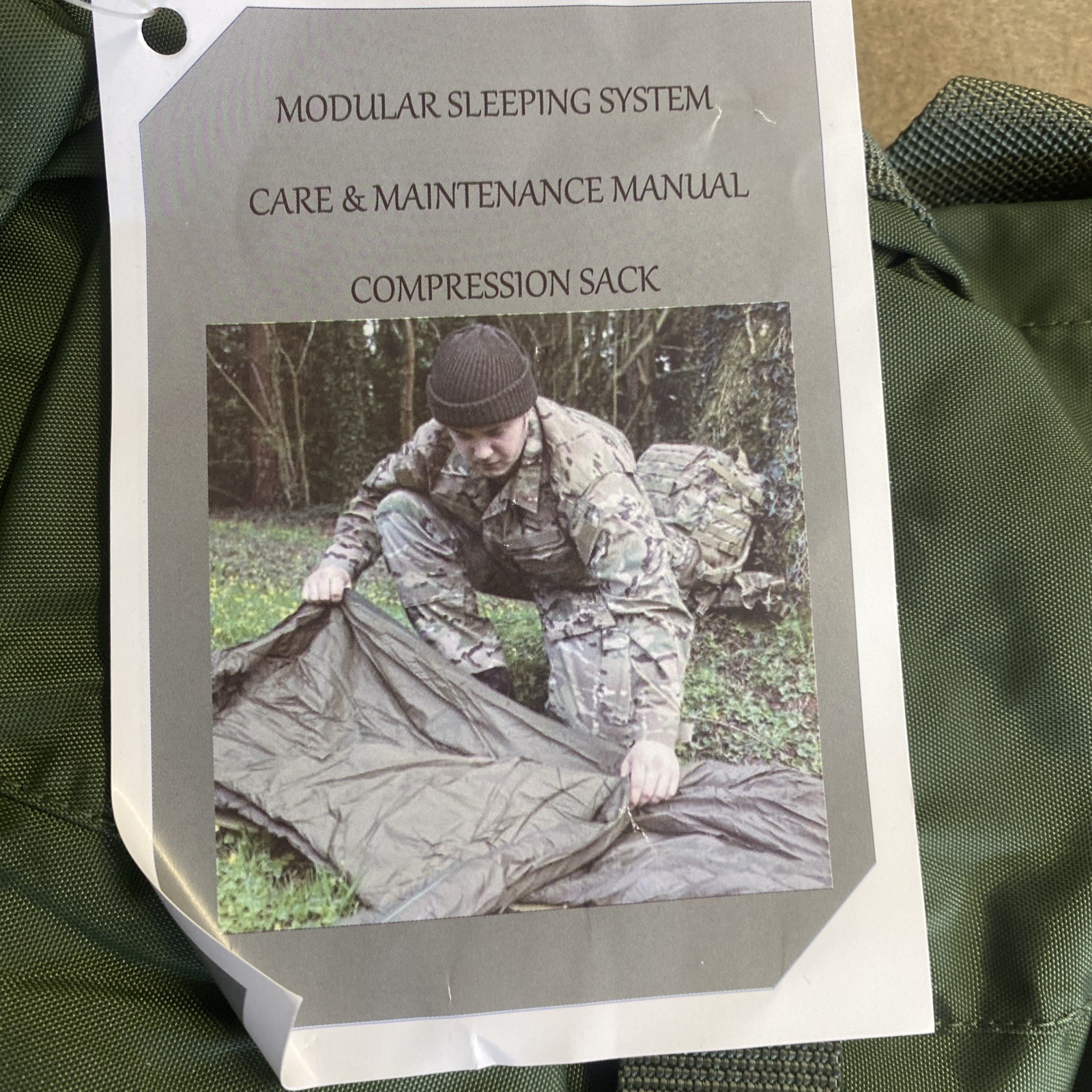 Sleeping Bag Compression Sack For Modular System Medium Weight NEW British Army