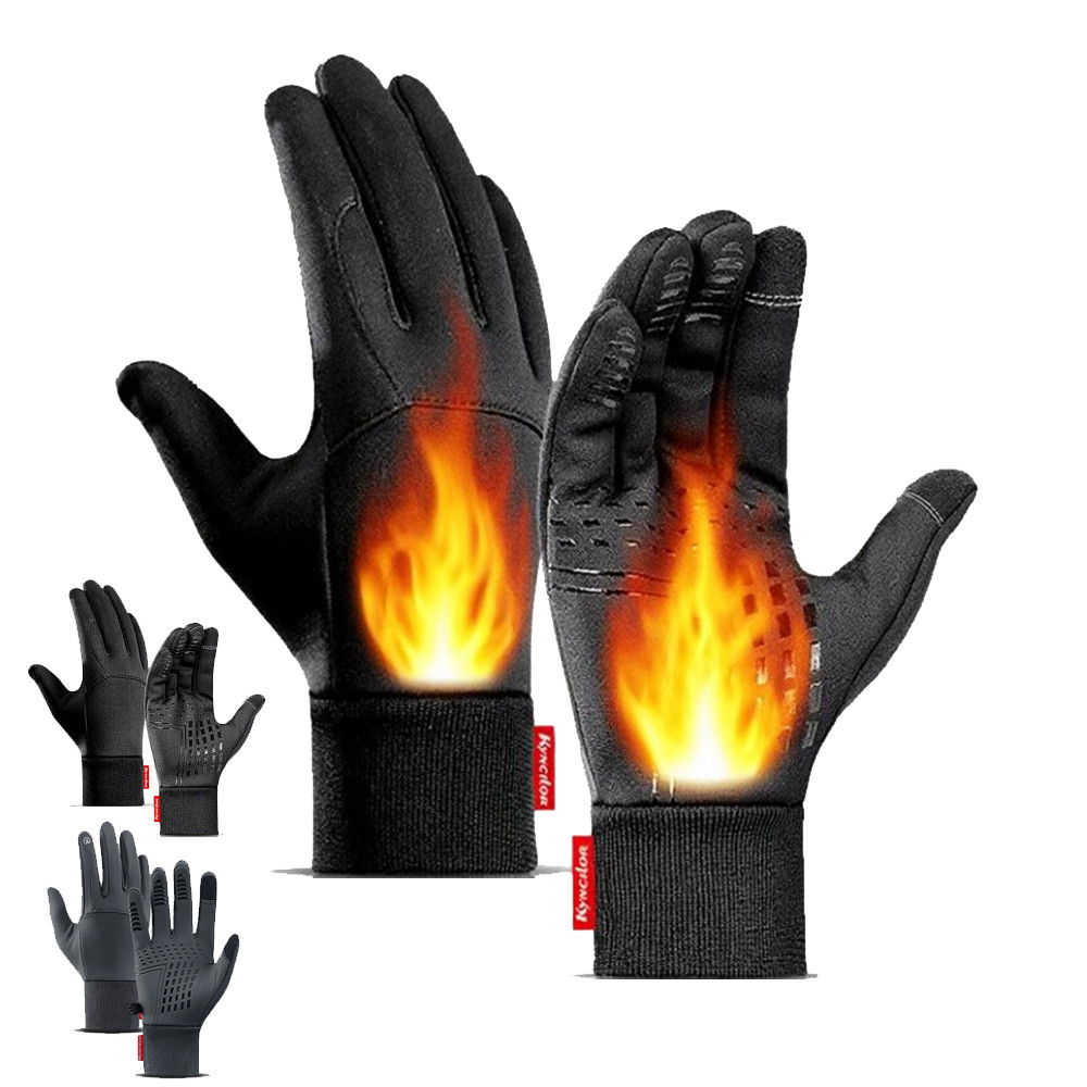 Winter Gloves Waterproof Windproof Touch Screen Skiing Thermal for Mens Women