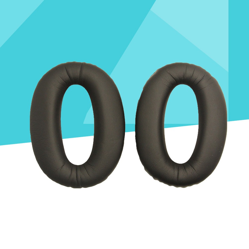 1 Pair Replacement Ear Pads Cushion Durable Reusable Black Headphone Accessories