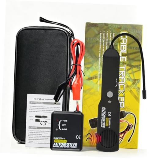 EM415Pro Automotive Wire Tracer Electrical Tool-Car Circuit No battery Black