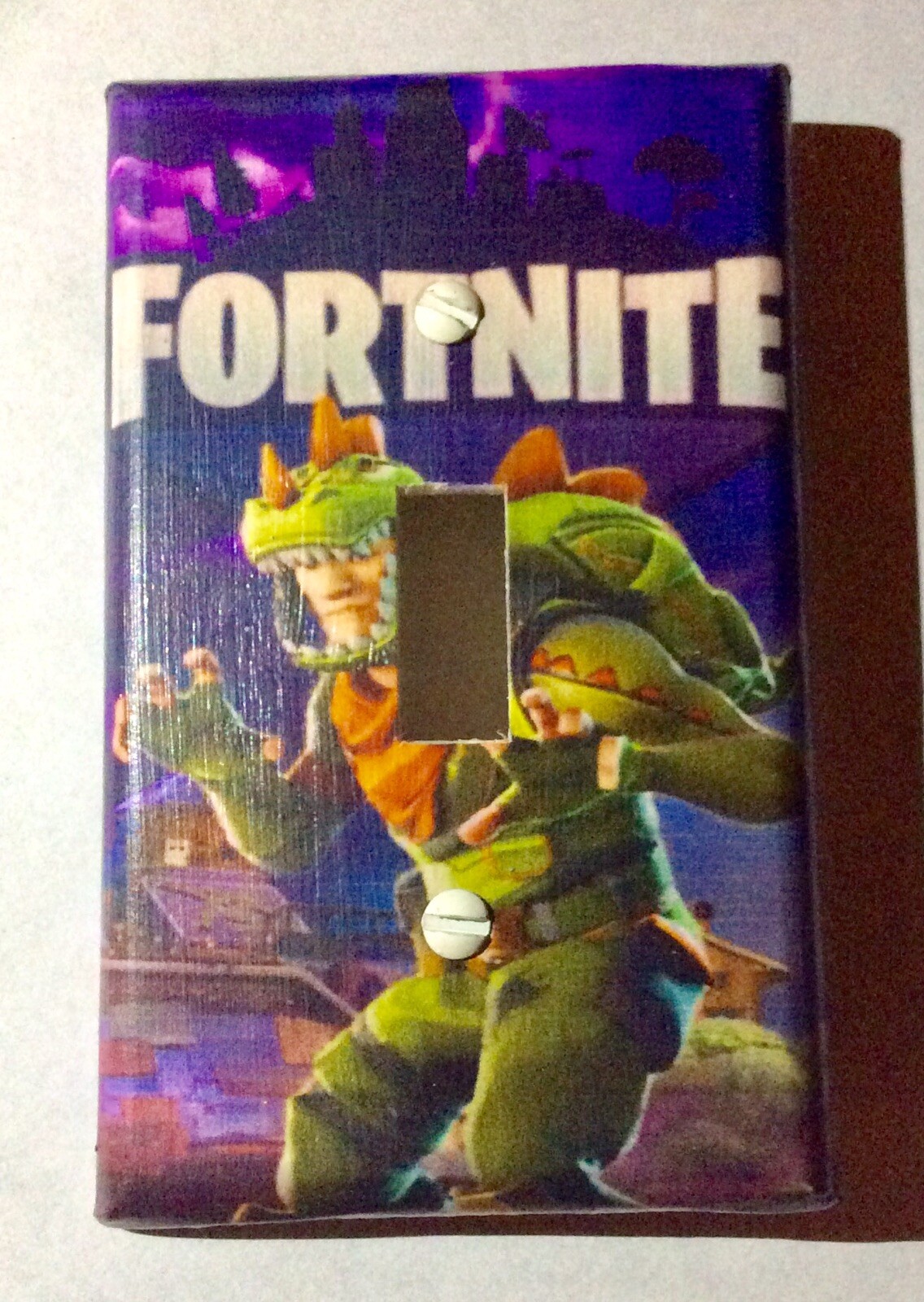 Custom Handmade Fortnite Rex Single Toggle Light Switch Cover