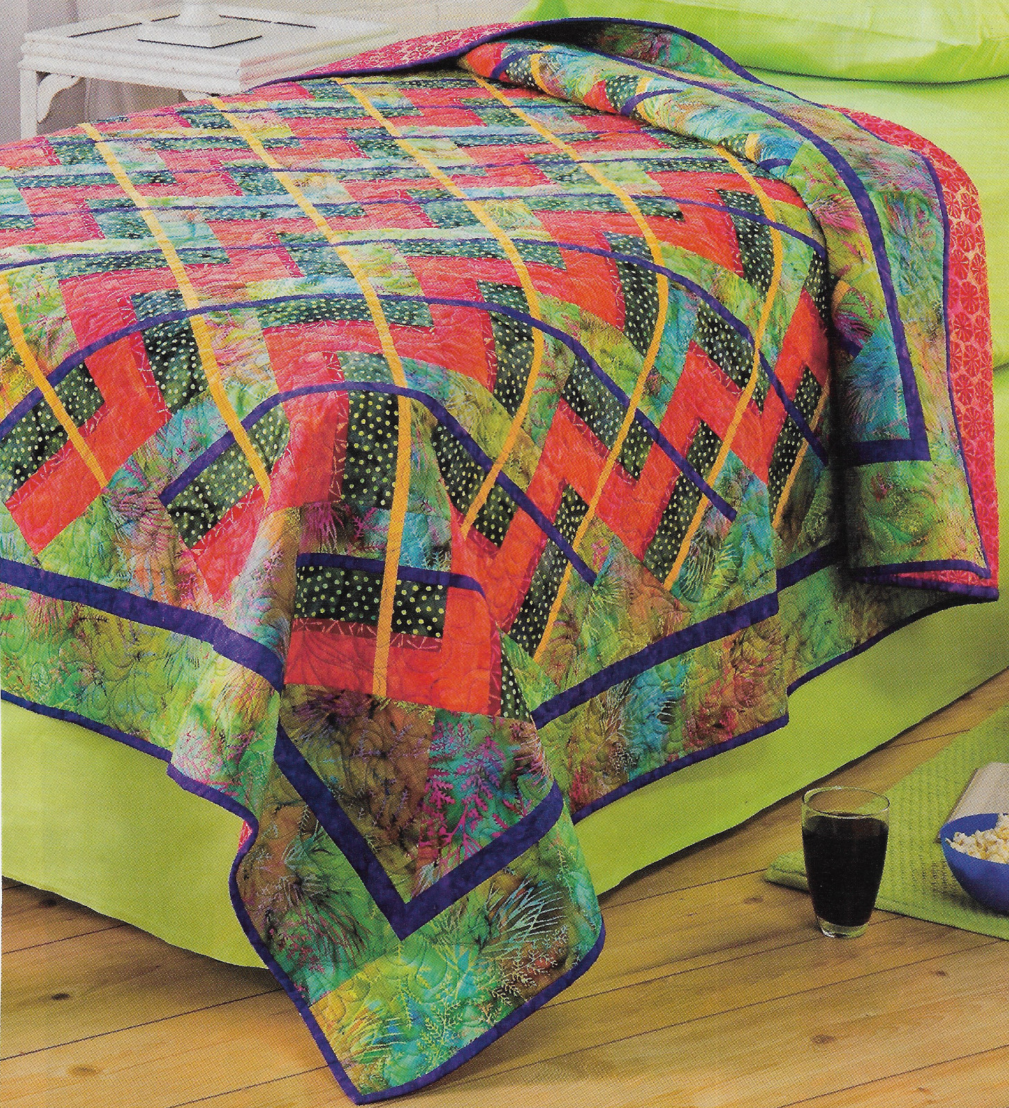 Woven Wire Quilt quilting pattern instructions