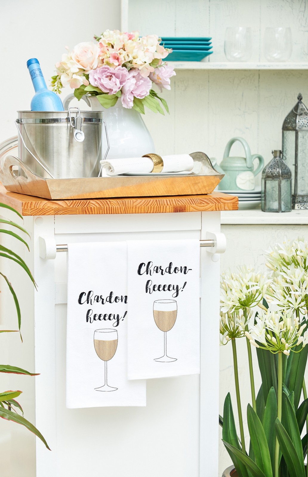Chardon Heeey Flour Sack Cotton Kitchen Towel