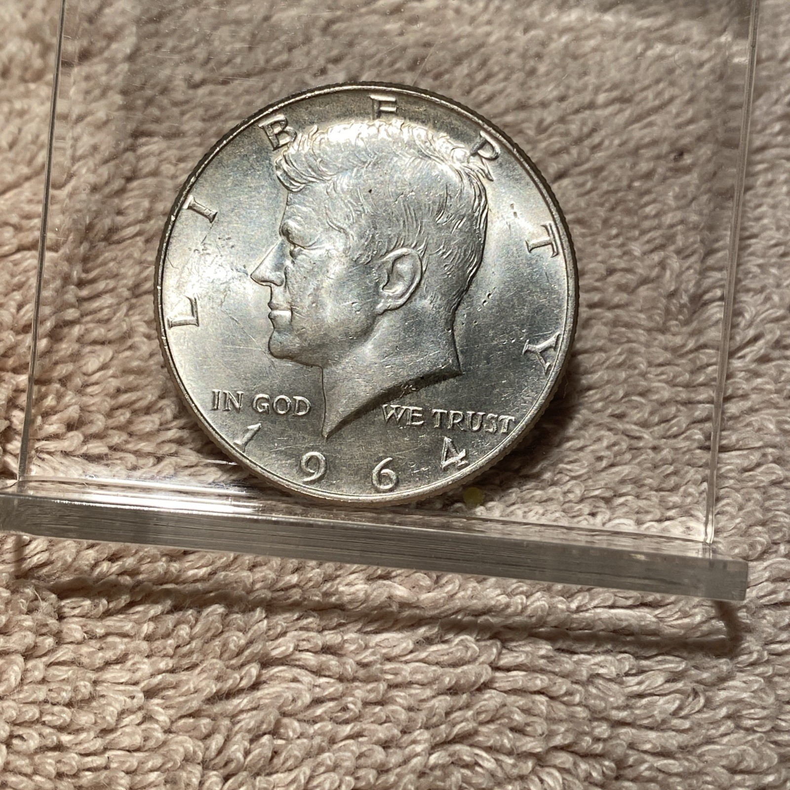 1964 Kennedy Half Dollar, First Year, Mint Gem, 90% Silver,