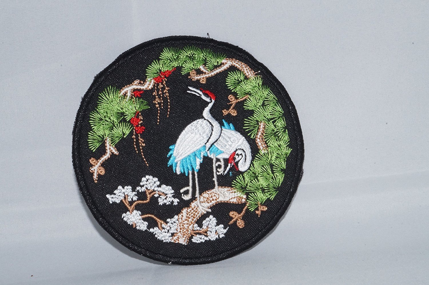Balancing Crane Martial Arts Patch - 4" P1201