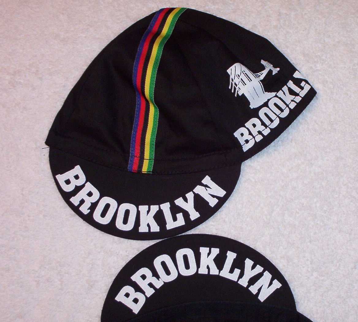 Brooklyn Cycling Team Cap Classic Hat Black Pink Green Red White Blue Yellow **