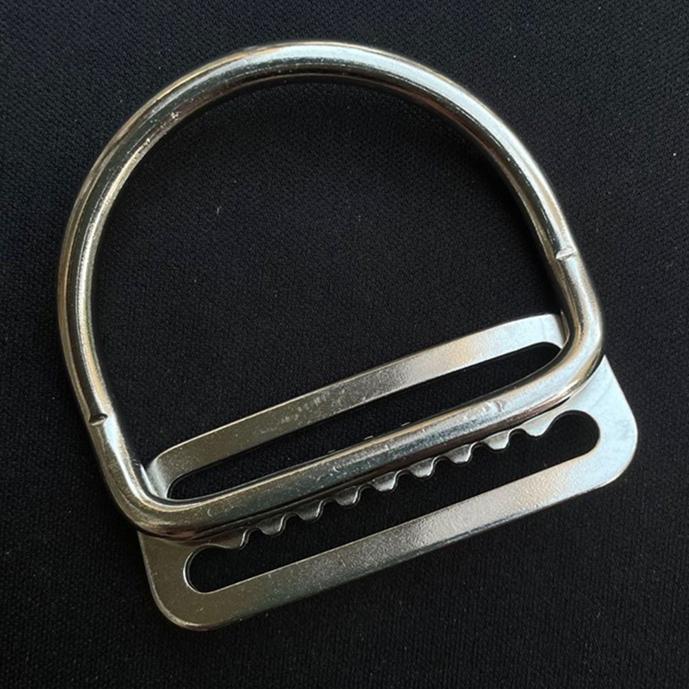 Clip Diving D-ring Webbing Keeper Clip D-Ring For 5cm Width Webbing 1pc