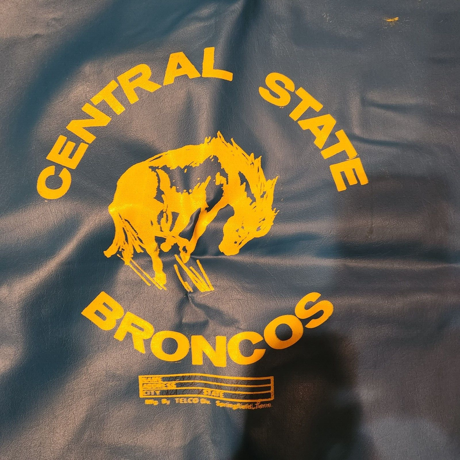 Central State Broncos Garmet Bag University of Central Oklahoma Zipper Travel