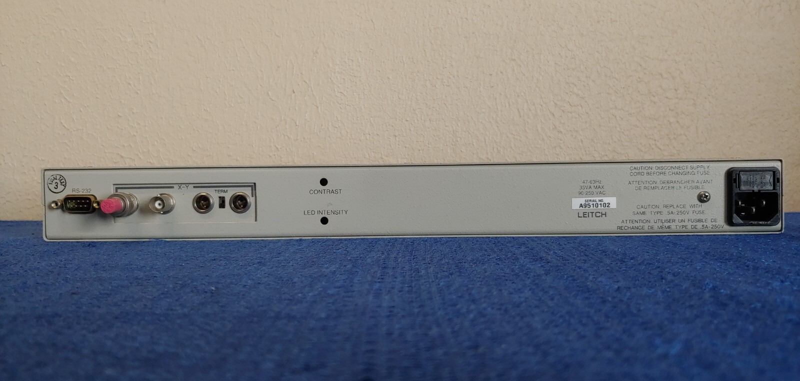 Leitch RCP-ANX4 Control Panel
