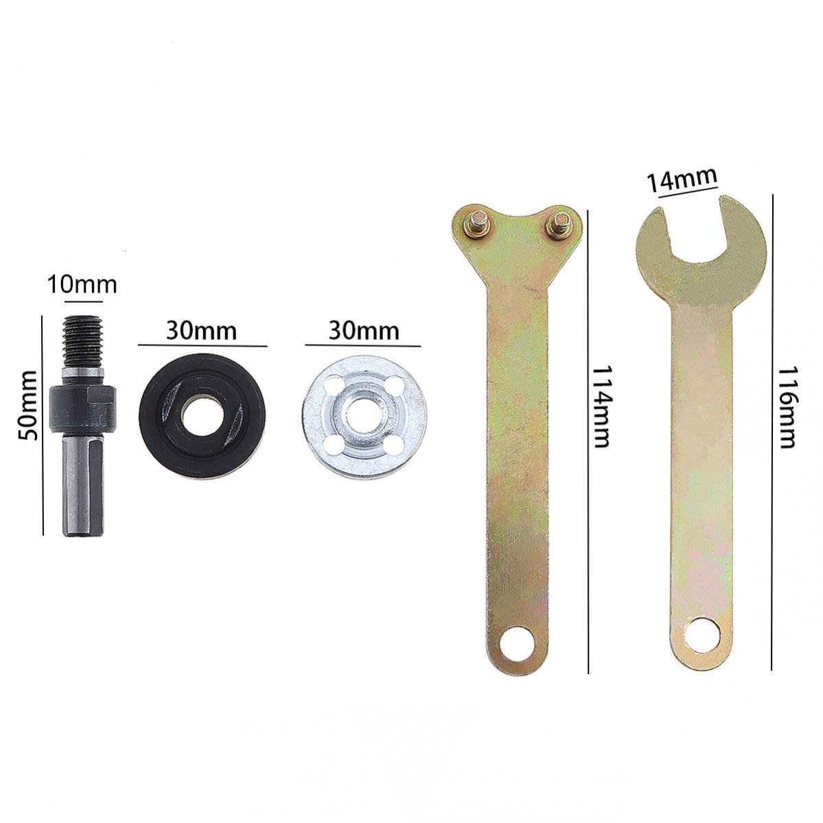 5pcs Angle Grinder Drill Chuck Conversion Head Attachments for Drill Accessories