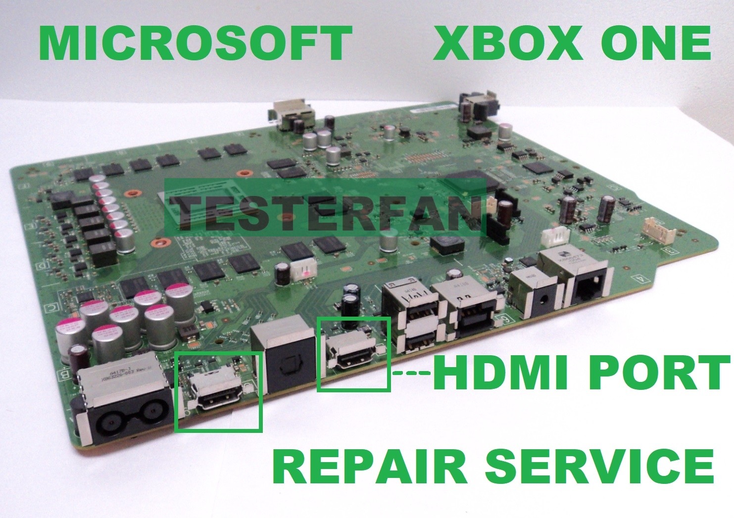 Fix Broken Microsoft Xbox One System Motherboard HDMI Port Repair Service!