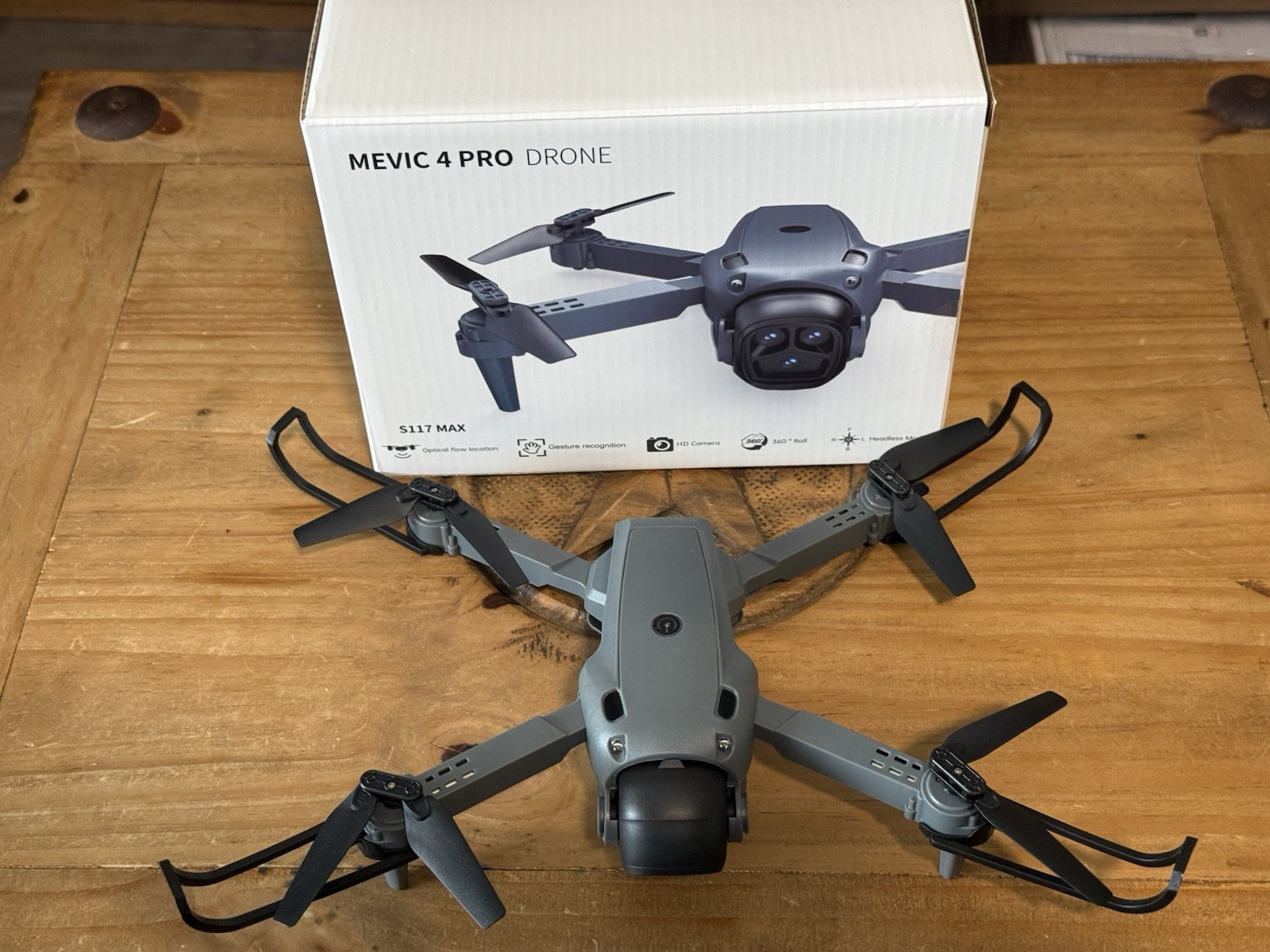 MEVIC 4 PRO S117 MAX Ready to Fly Drone HD Camera Gesture Headless 984ft