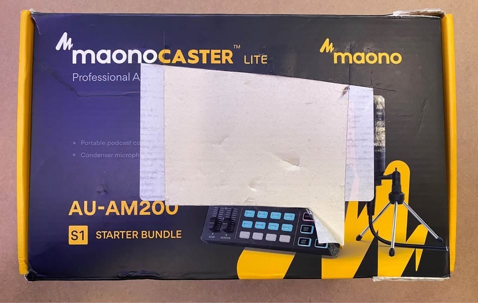 MAONO Podcast Equipment Bundle Audio mixer All-in-One Podcast Production Studio