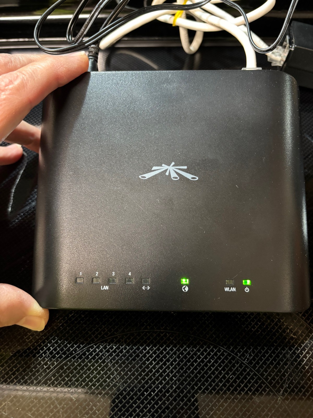 GENTLY USED Ubiquiti AirRouter Wireless Router Access Point with Power Adapter