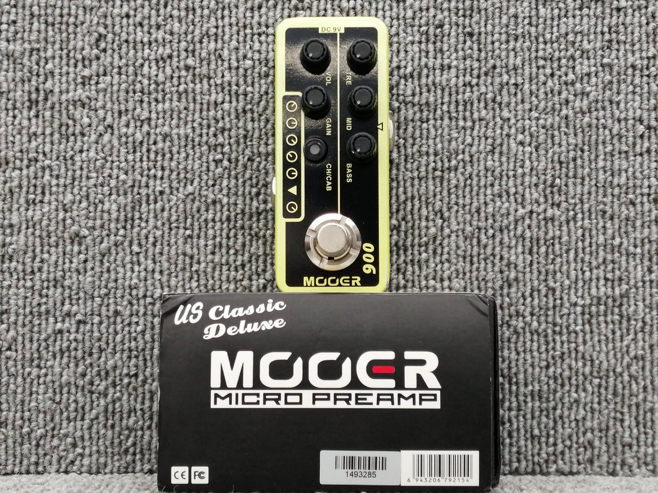 Mooer Micro Pre 006 Compact Guitar Preamp Pedal Fender Blues Deluxe Style Used