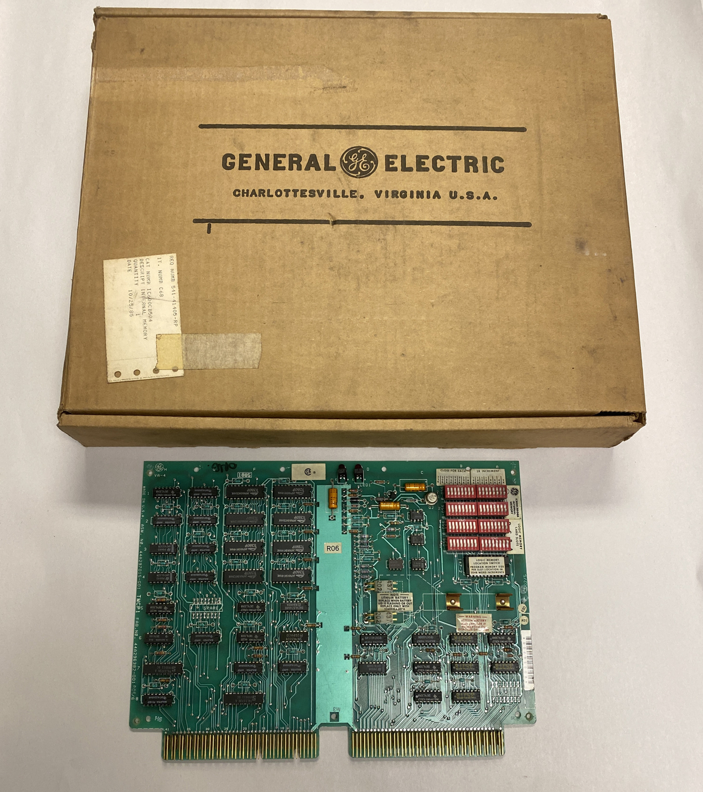 General Electric,IC600CB504A,Internal Memory Board