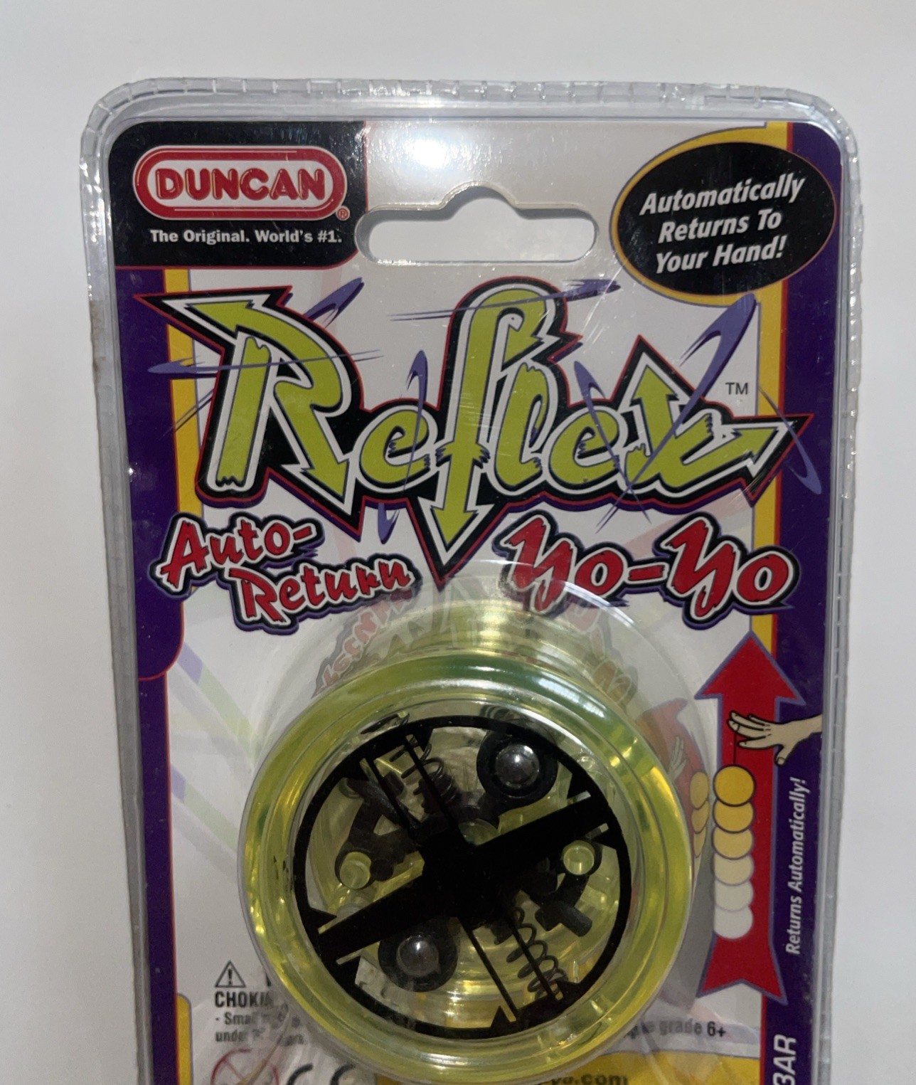 Duncan Toys YoYo Reflex Auto Return Yo-Yo Beginner String Trick Blue 3513AR New