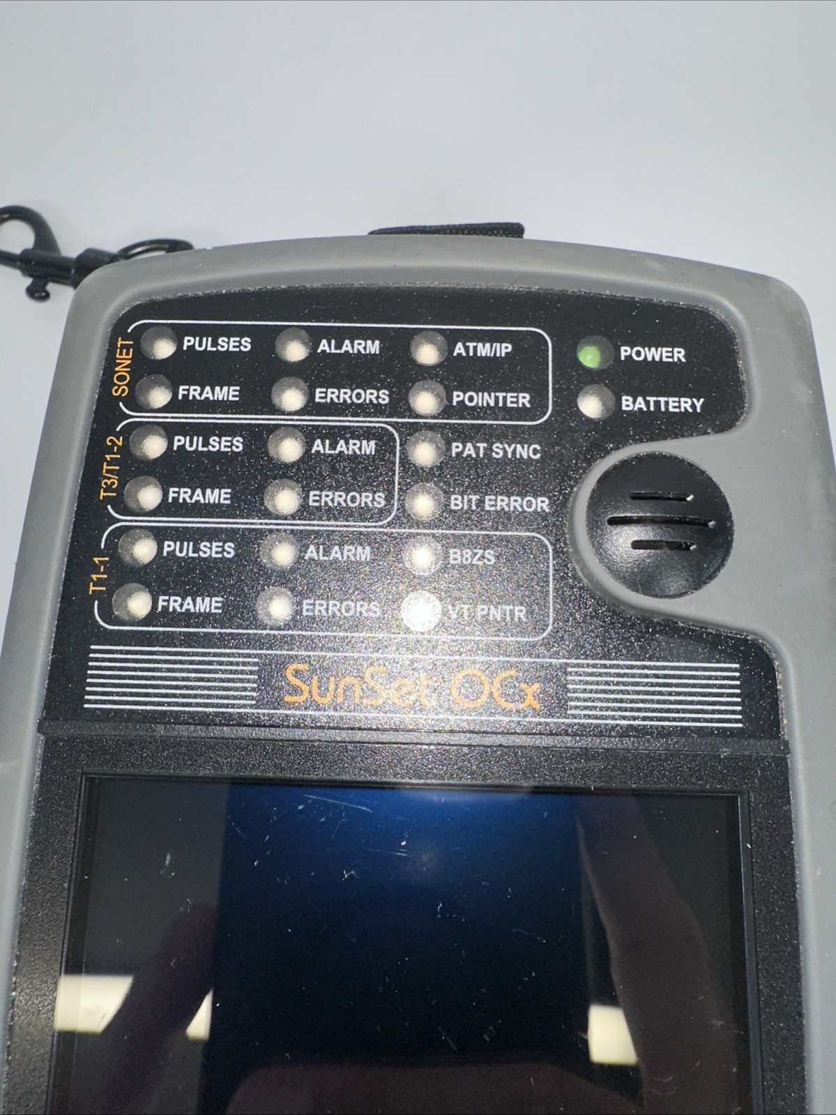 Sunrise Telecom SunSet OCx Network Tester w/ Power Supply
