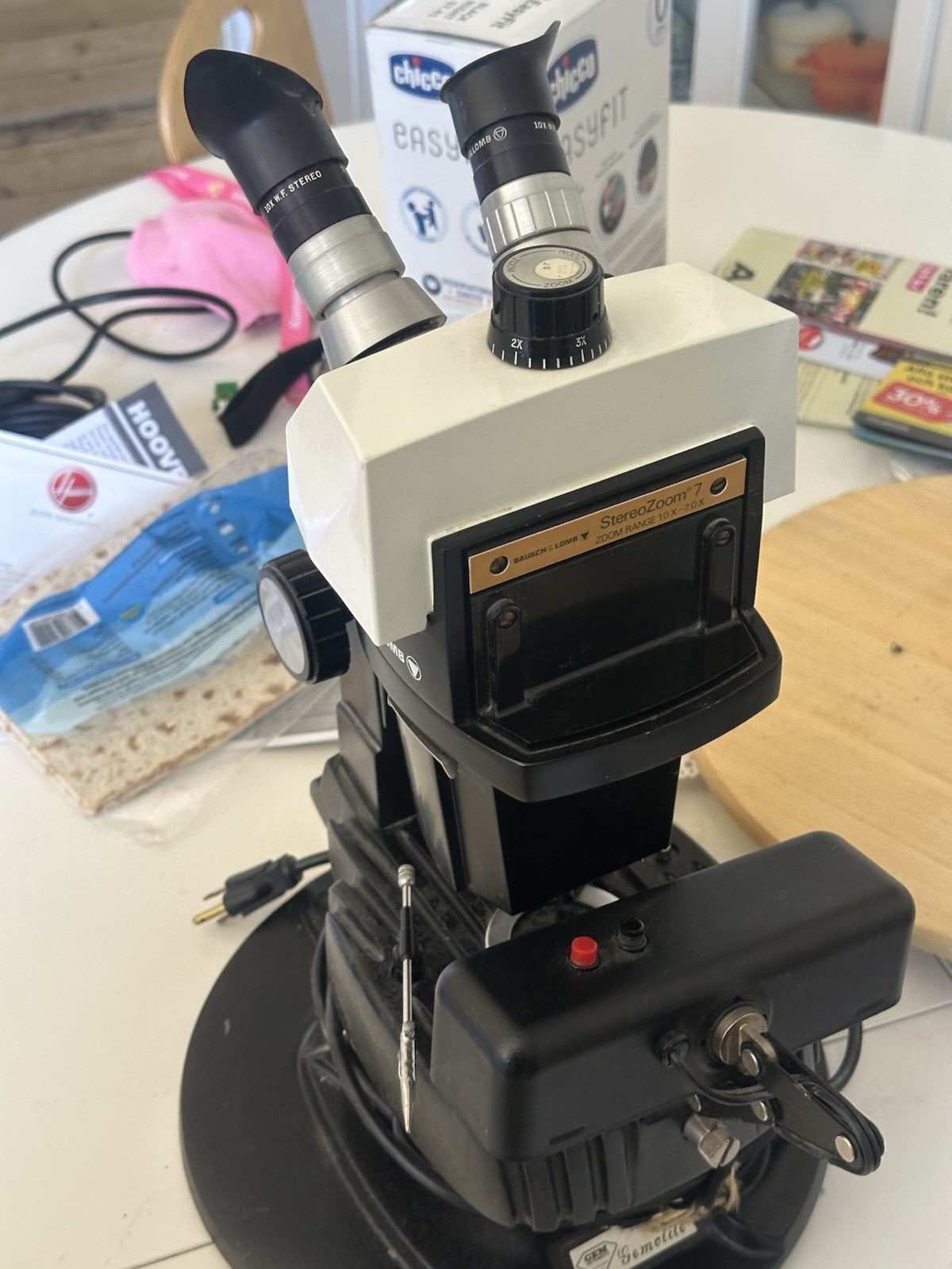 Gem Instruments Gemolite Mark V Microscope with B&L Optics – Stereo Zoom 7