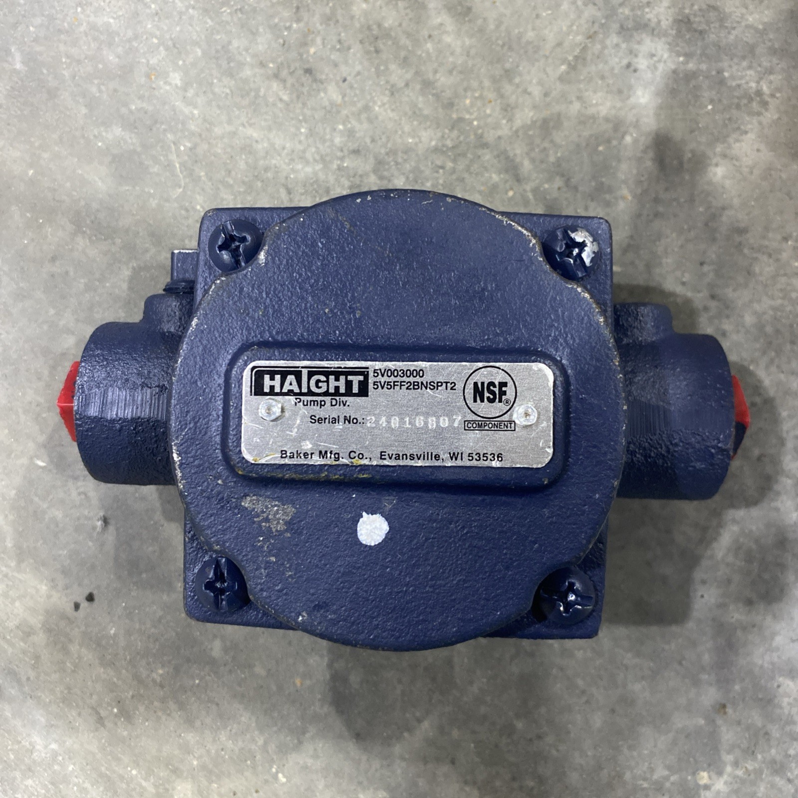 HAIGHT 5V003000 Lubricator Pump 5V5FF2BNSPT2