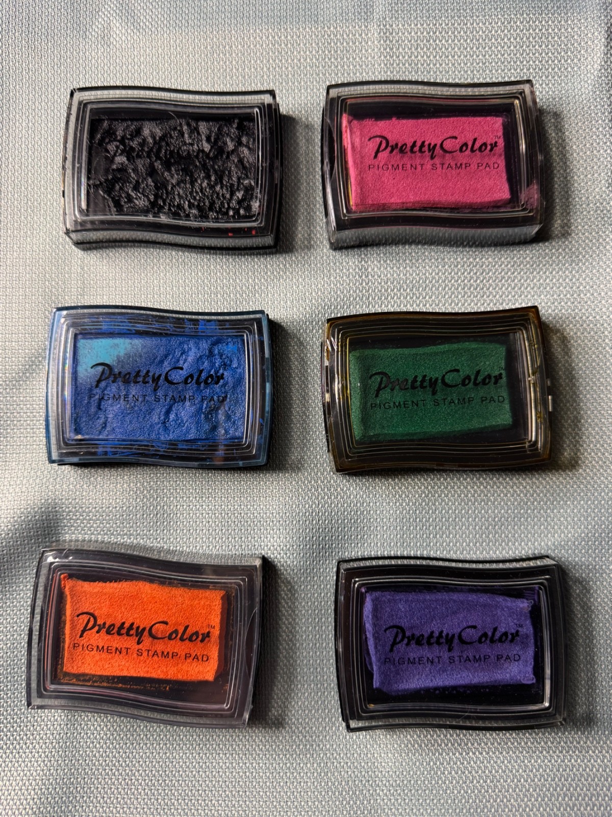 Lot of 14 Stamp Ink pads, Stampin Scrub, Stampin Glitter, and Stamp Cleaner
