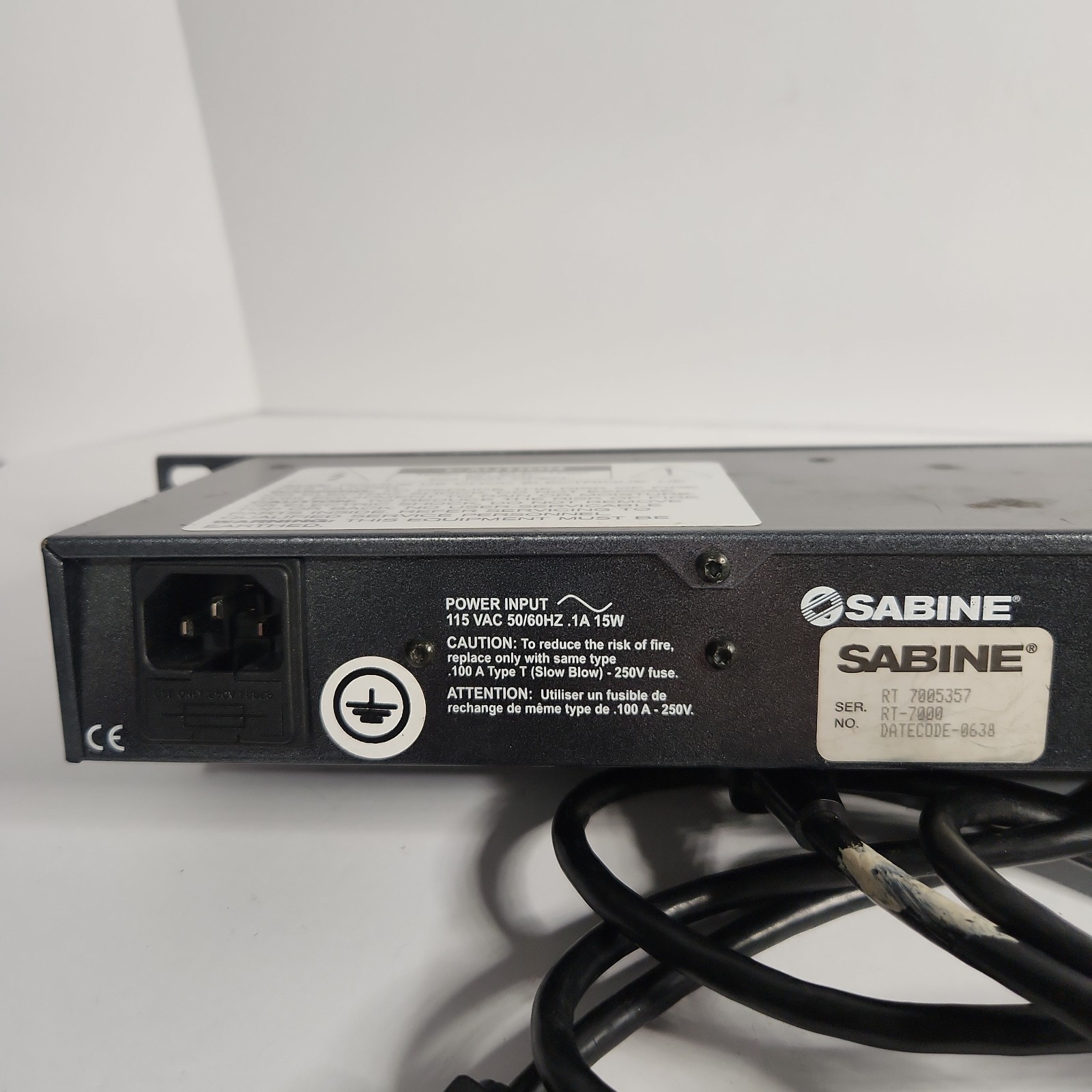 Sabine RT-7100 Advanced Rack Tuner
