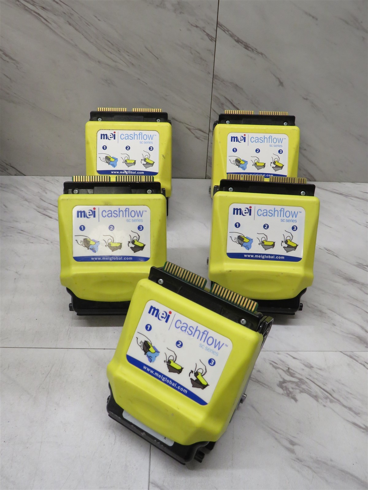 5x MEI Cashflow SC Series Bill Acceptor Validator 252017140 USB sc6627R #2