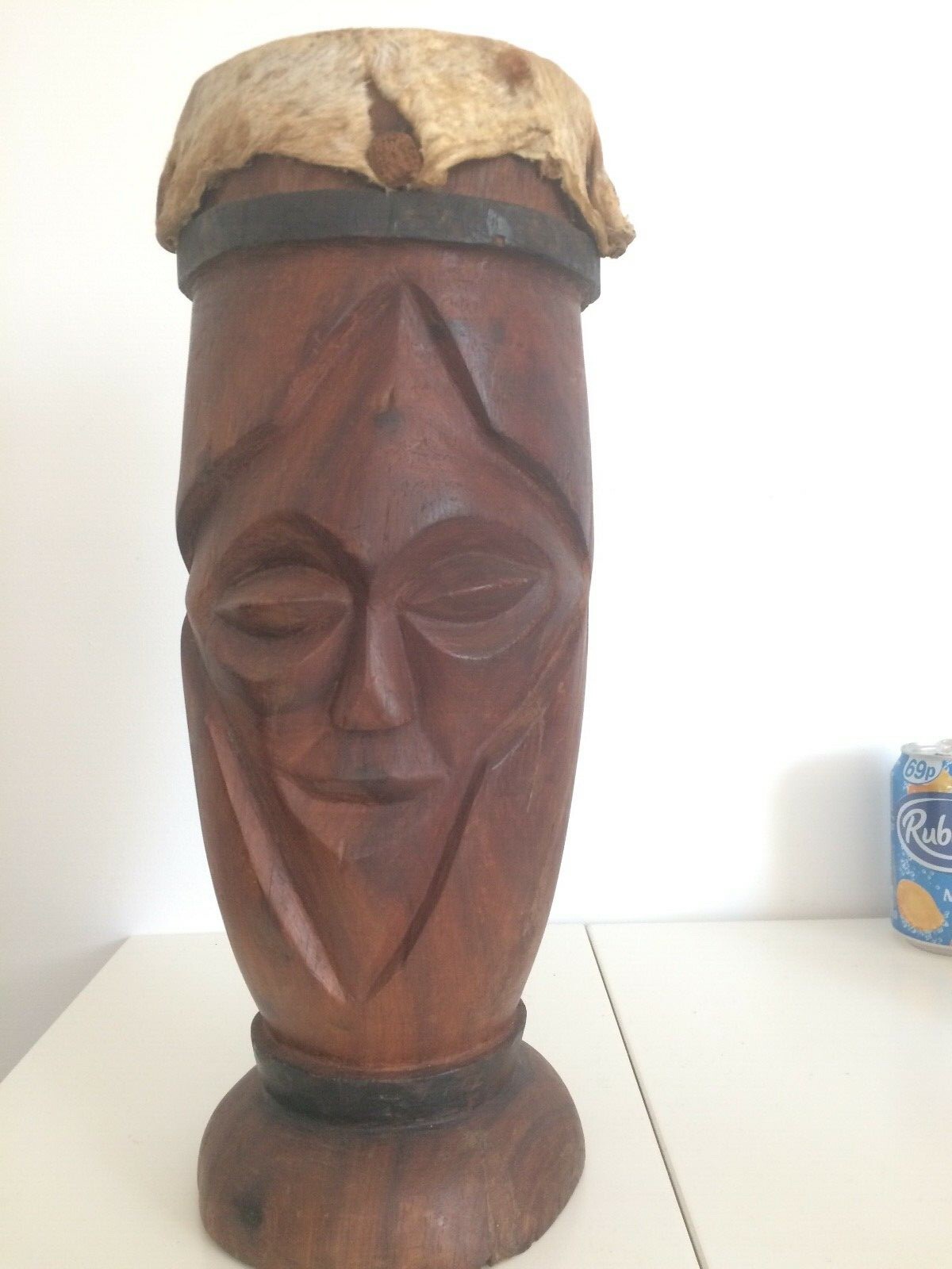 Authentic African Drum musical instrument