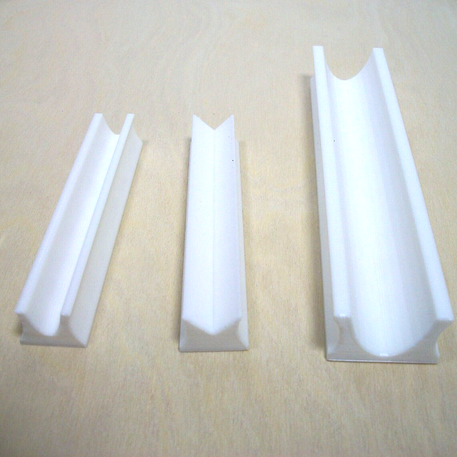3pc RC Sanding Block Sanding Tool Set Curved & V Shape for Stab & Fin LE Wing