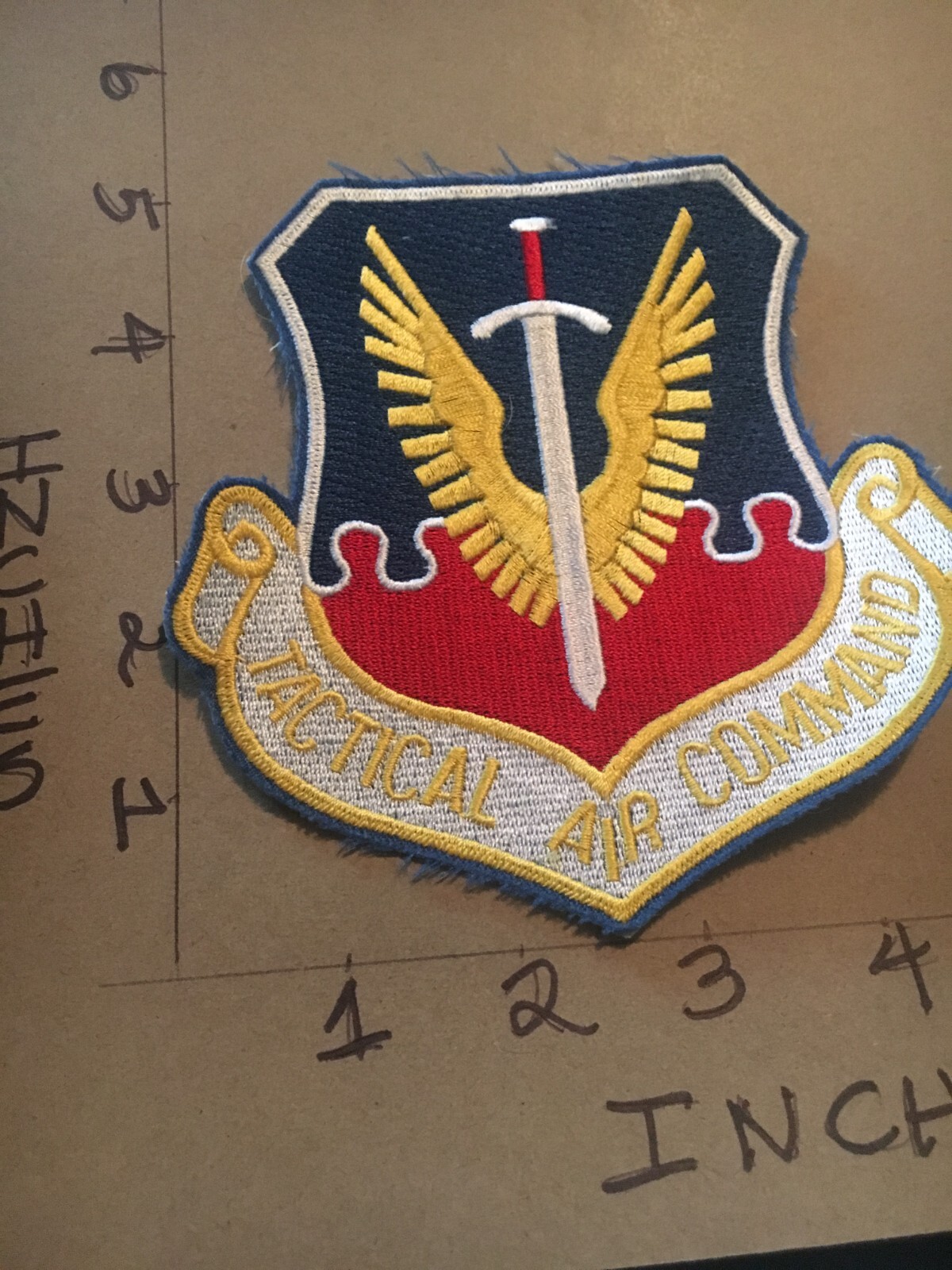 USAF Tactical Air Command 5" Squadron Patch 5/6/25