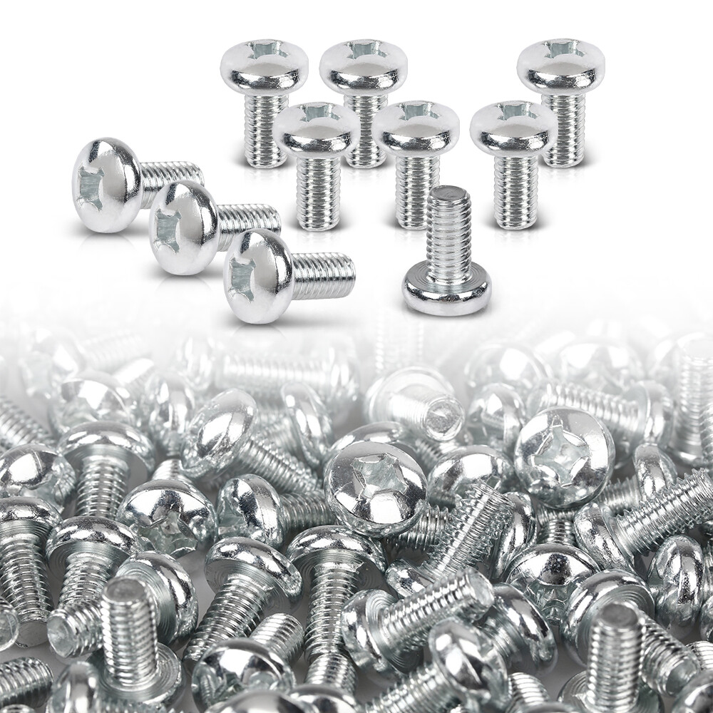 101pcs License Plate Screws For Mercedes Benz Audi Japanese Cars 6mm x 12mm