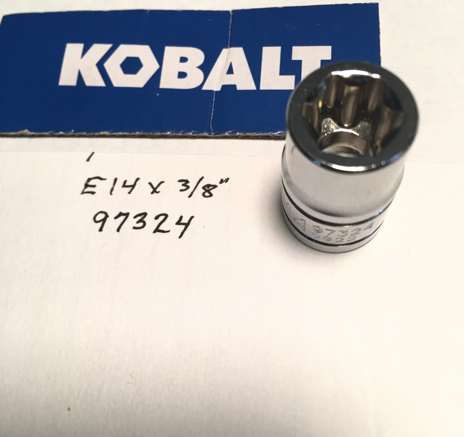 Kobalt  External Star Socket E 14 x 3/8" Dr 97324 Free Shipping